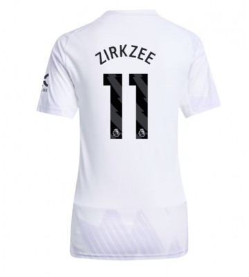 Manchester United Joshua Zirkzee #11 Udebanetrøje Dame 2025-26 Kortærmet
